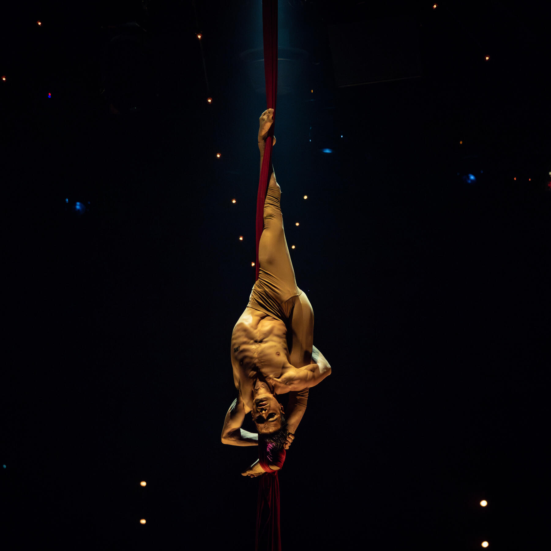 aerial silk contortion circus flexibility